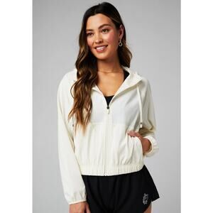 Fabletic One Jacket Full Zip Bone Lightweight Performance Sz L New